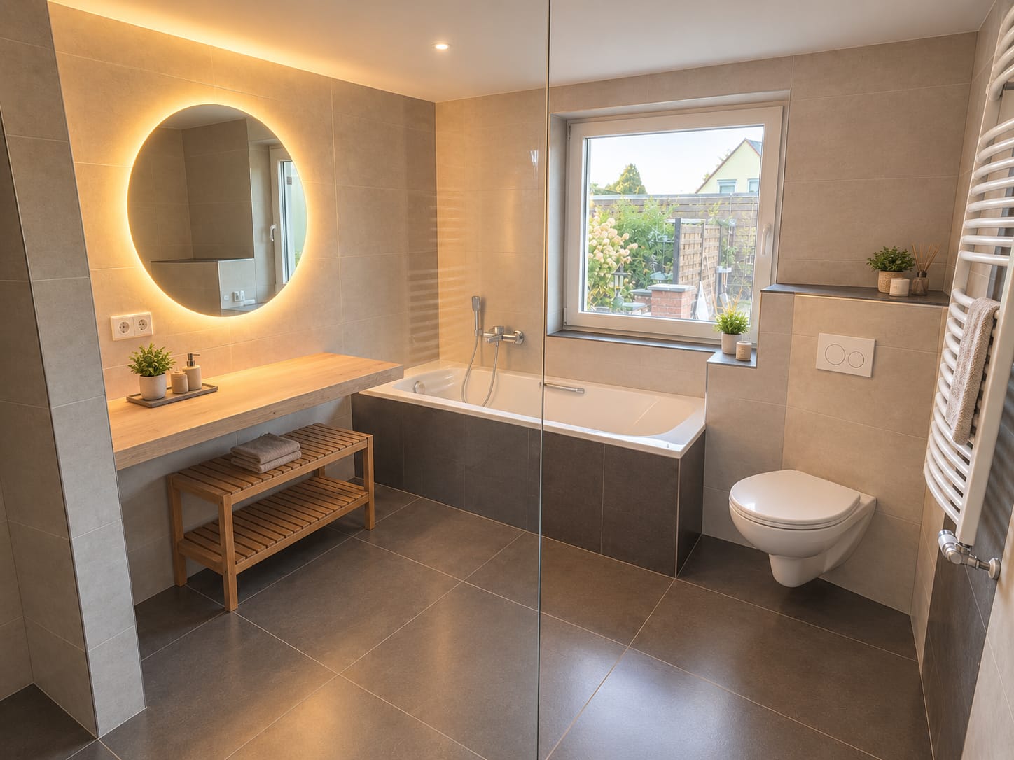 Badezimmer im Erdgeschoss